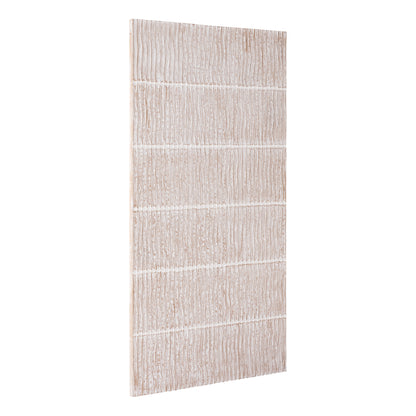 Panneau mural Seline Blanc MDF Ondulé Grand PTMD