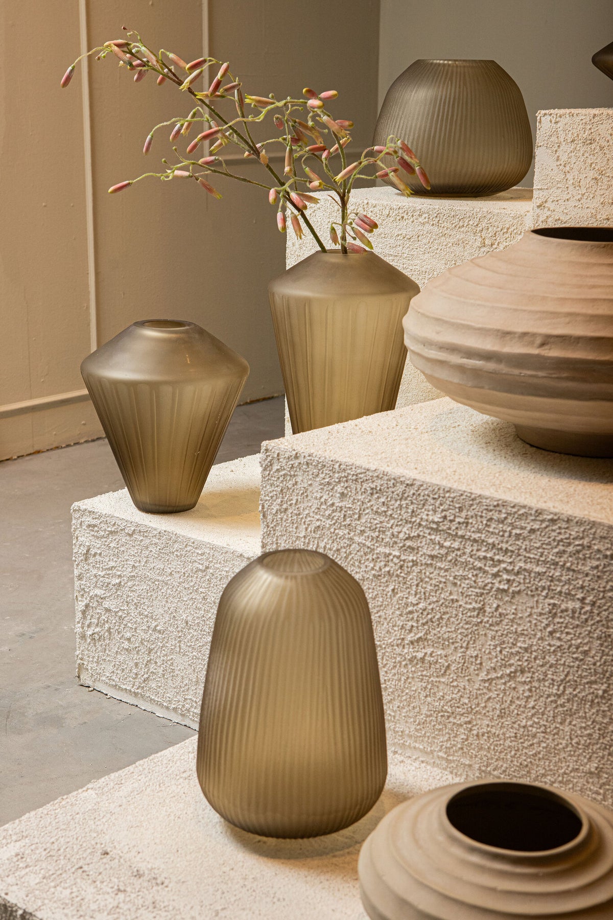 Kody Beige Stone Wash pot côtelé en alu coulé S PTMD