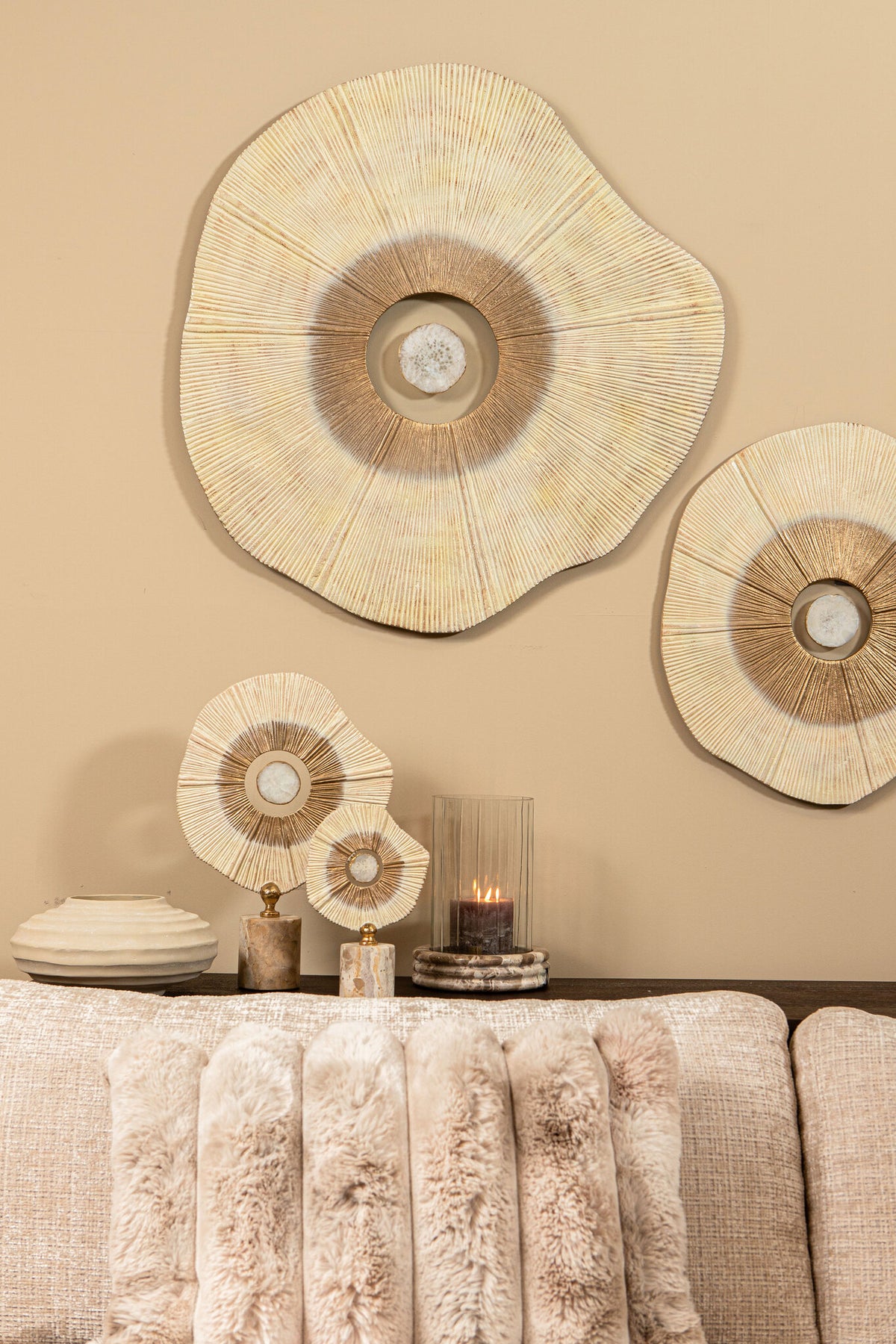 Kody Beige Stone Wash pot côtelé en alu coulé S PTMD
