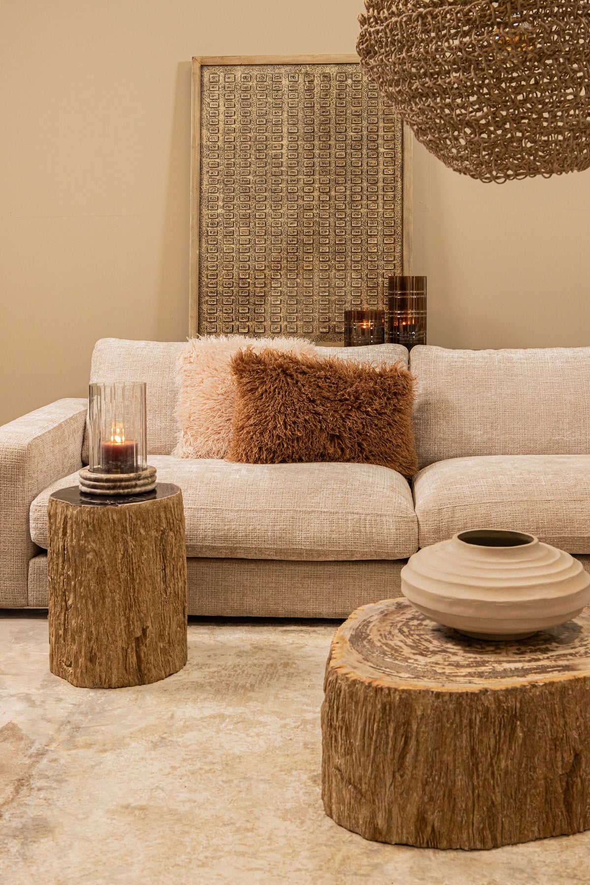 Kody Beige Stone Wash pot côtelé en alu coulé M PTMD
