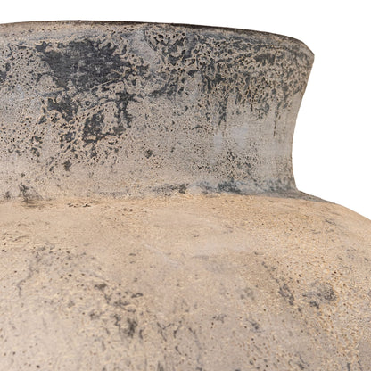Pot Gisel Crème Ciment Fibre Haut Grand PTMD