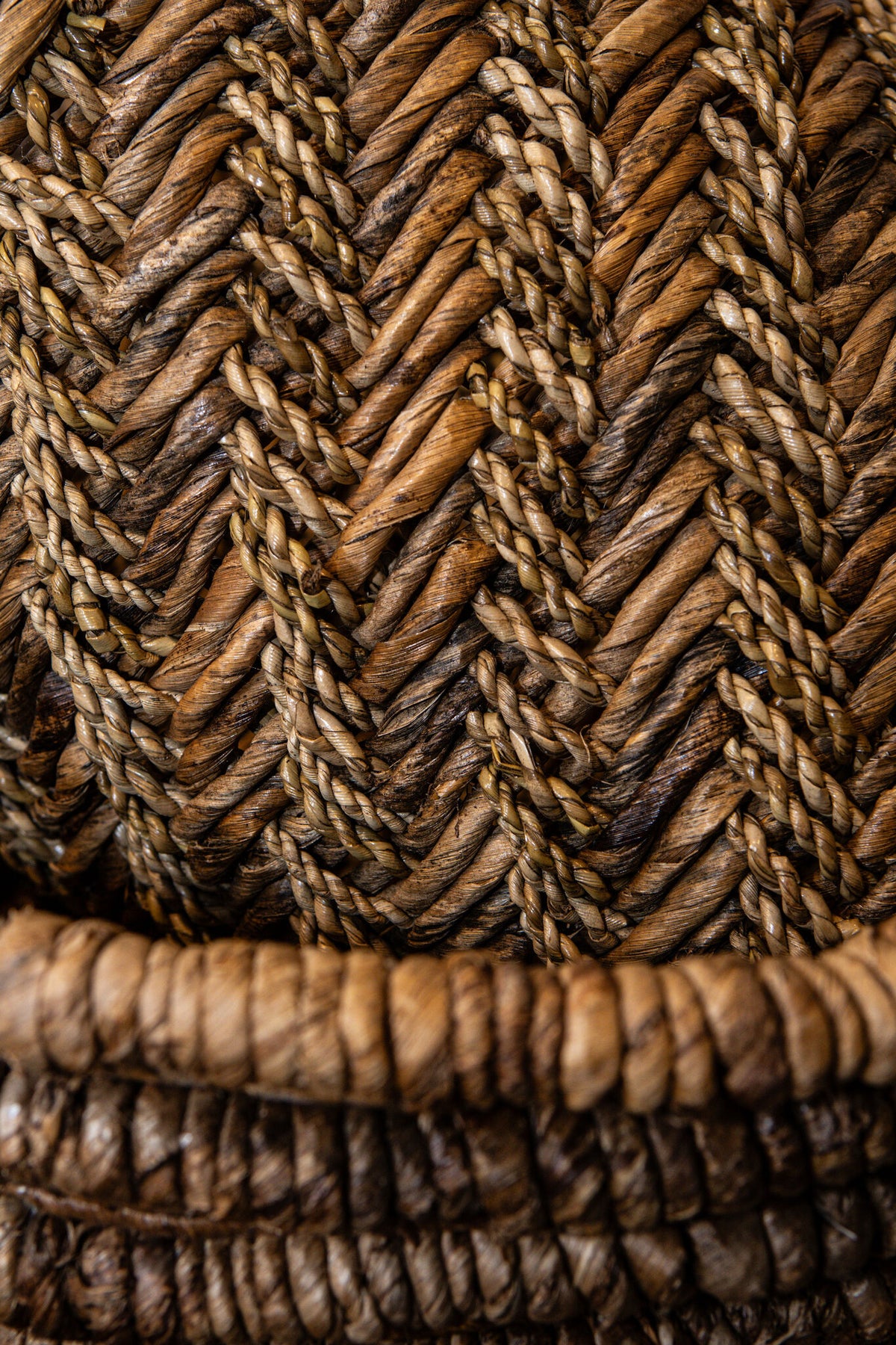 Panier Randye en jonc de mer naturel Taps PTMD