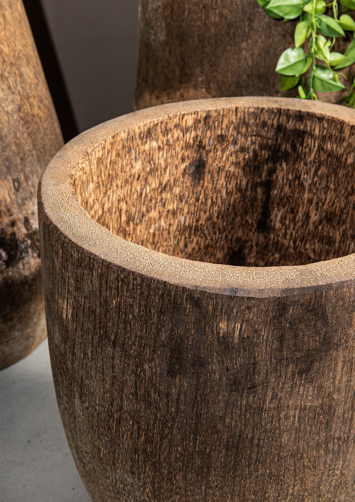 Pot en bois de palmier Jamez Luxe Extra Small Ø50x60cm PTMD