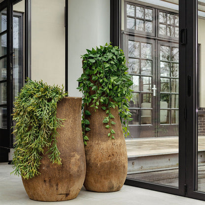 Pot en bois de palmier Jamez Luxe Moyen PTMD