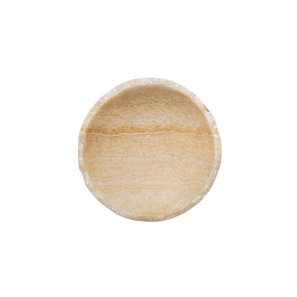 Draya Onyx Blanc Bol Rond Organique Petit PTMD