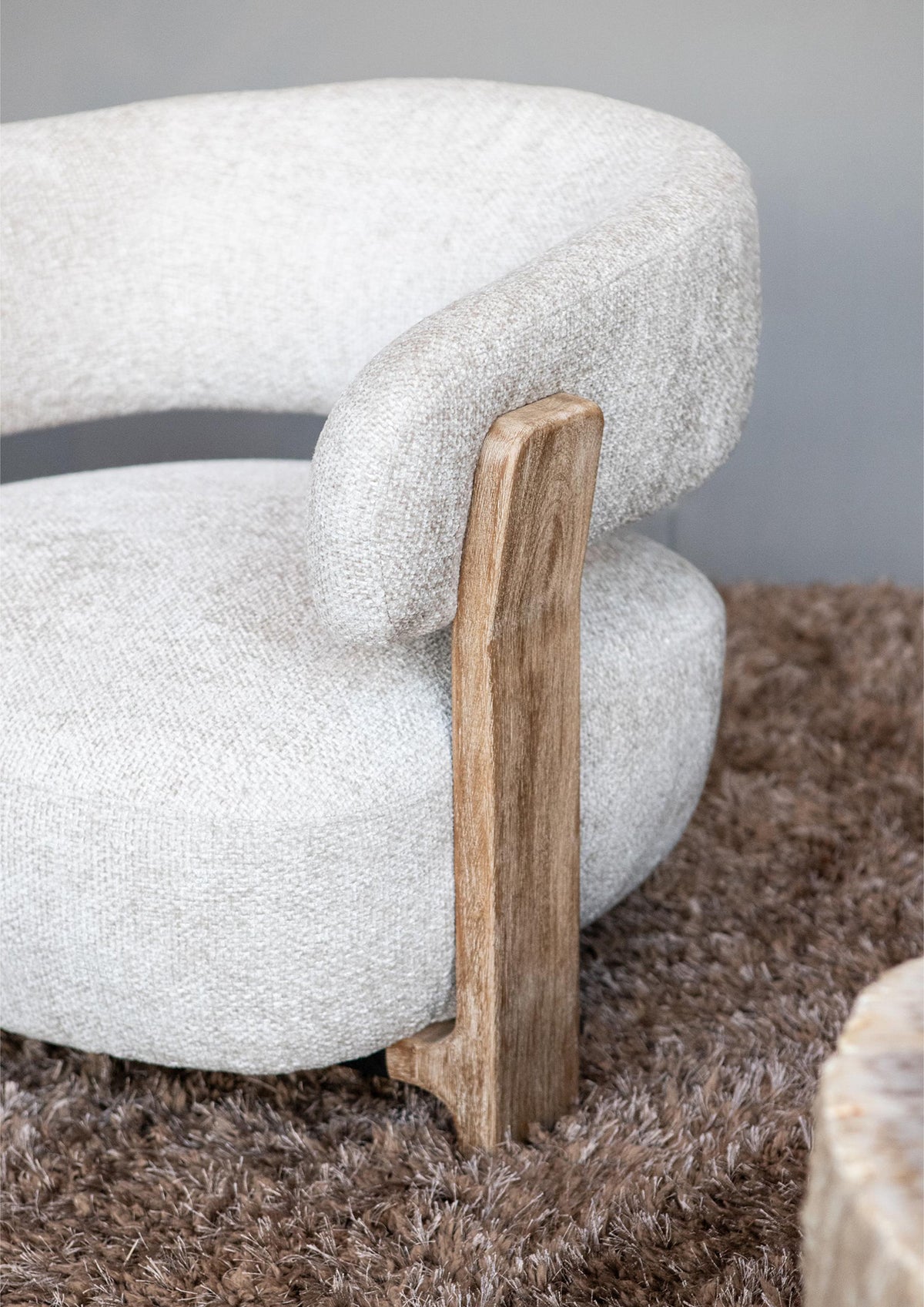 Fauteuil Mire Cream Legacy 15 Dove en bois d&