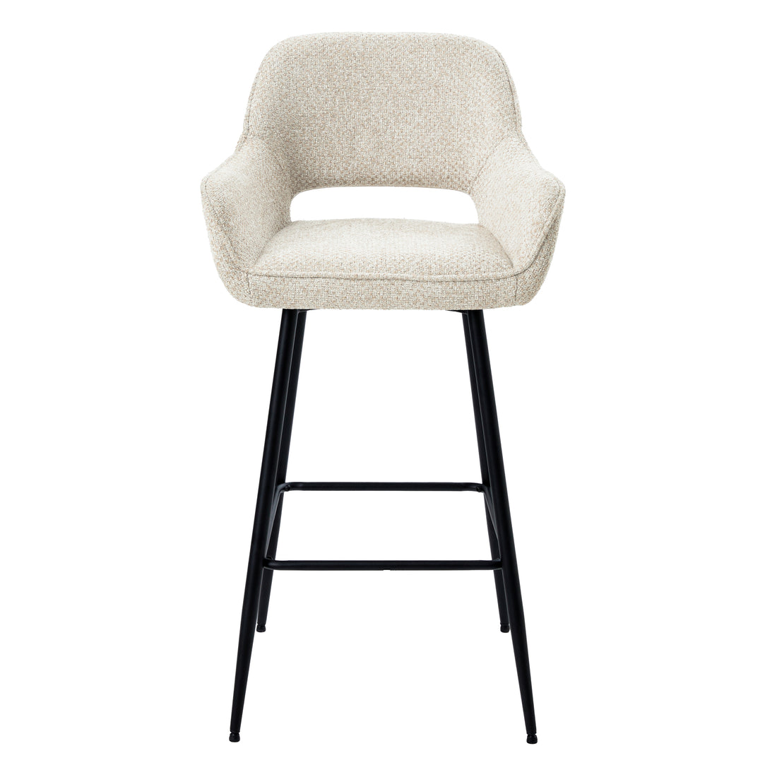 Lot de 2 chaises de bar Fallon Opulence 05 beige PTMD