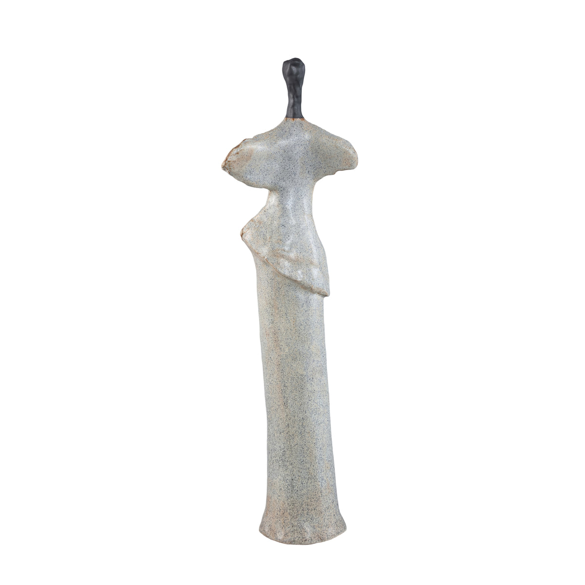 Roxey Beige Céramique Haut Ornement Forme Femme PTMD S