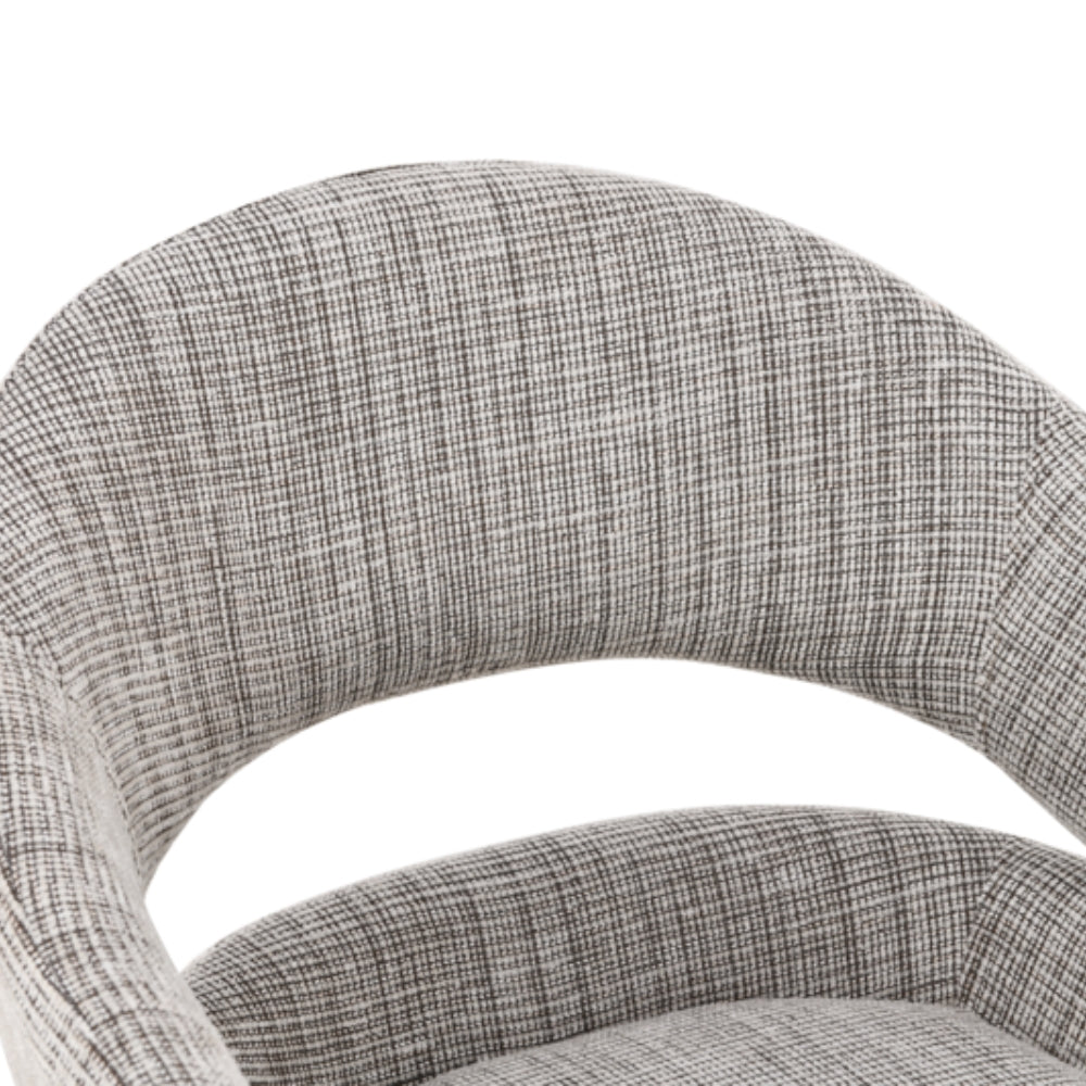 MUST Living Chaise de salle à manger pivotante Clooney Beige