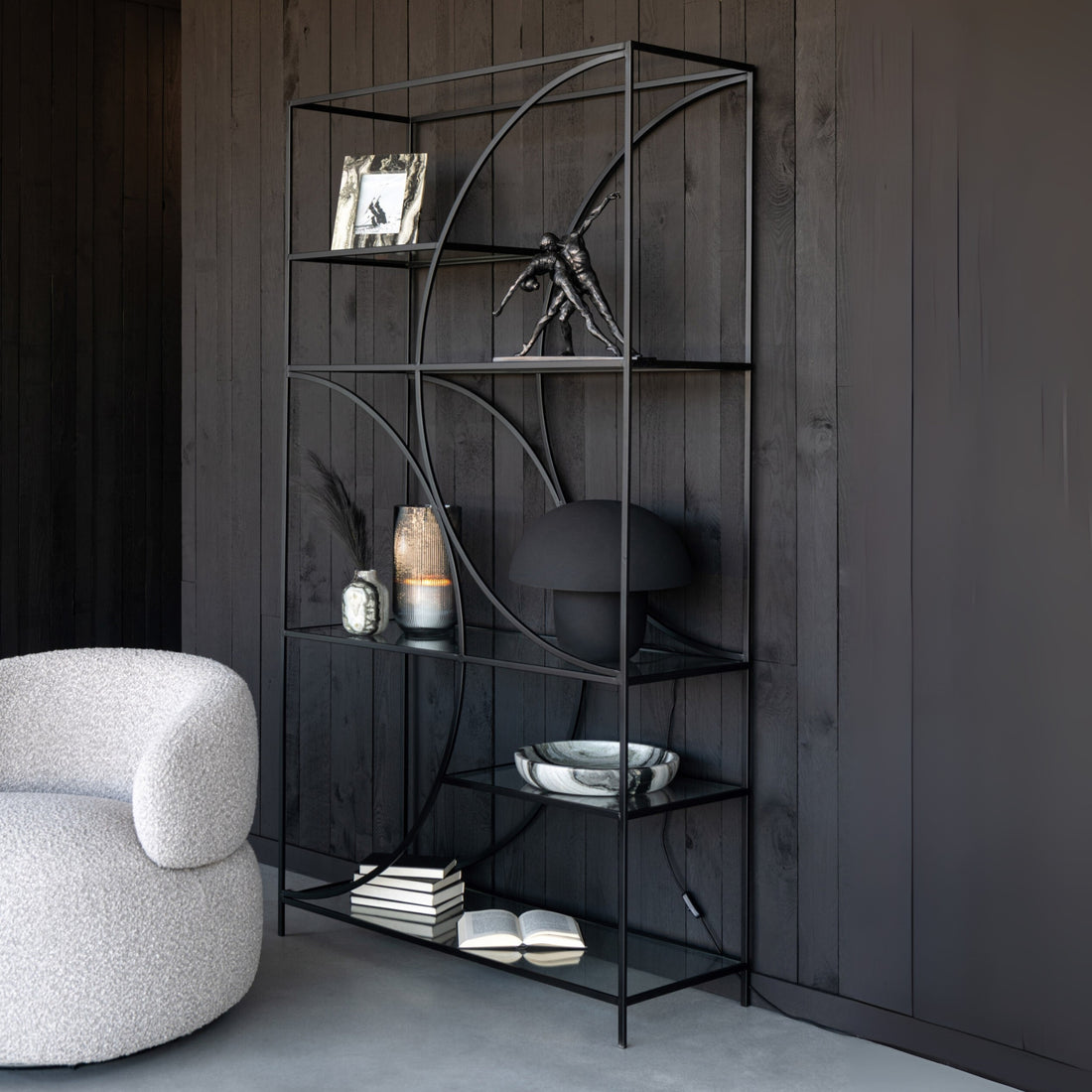 Étagère Nyr Fer Noir J-Line