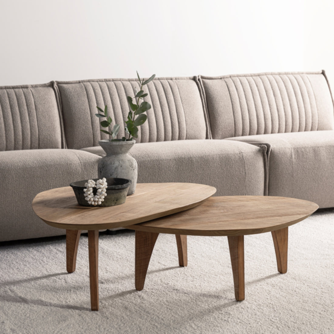 DTP Home Bliss Table basse Pebble Teck