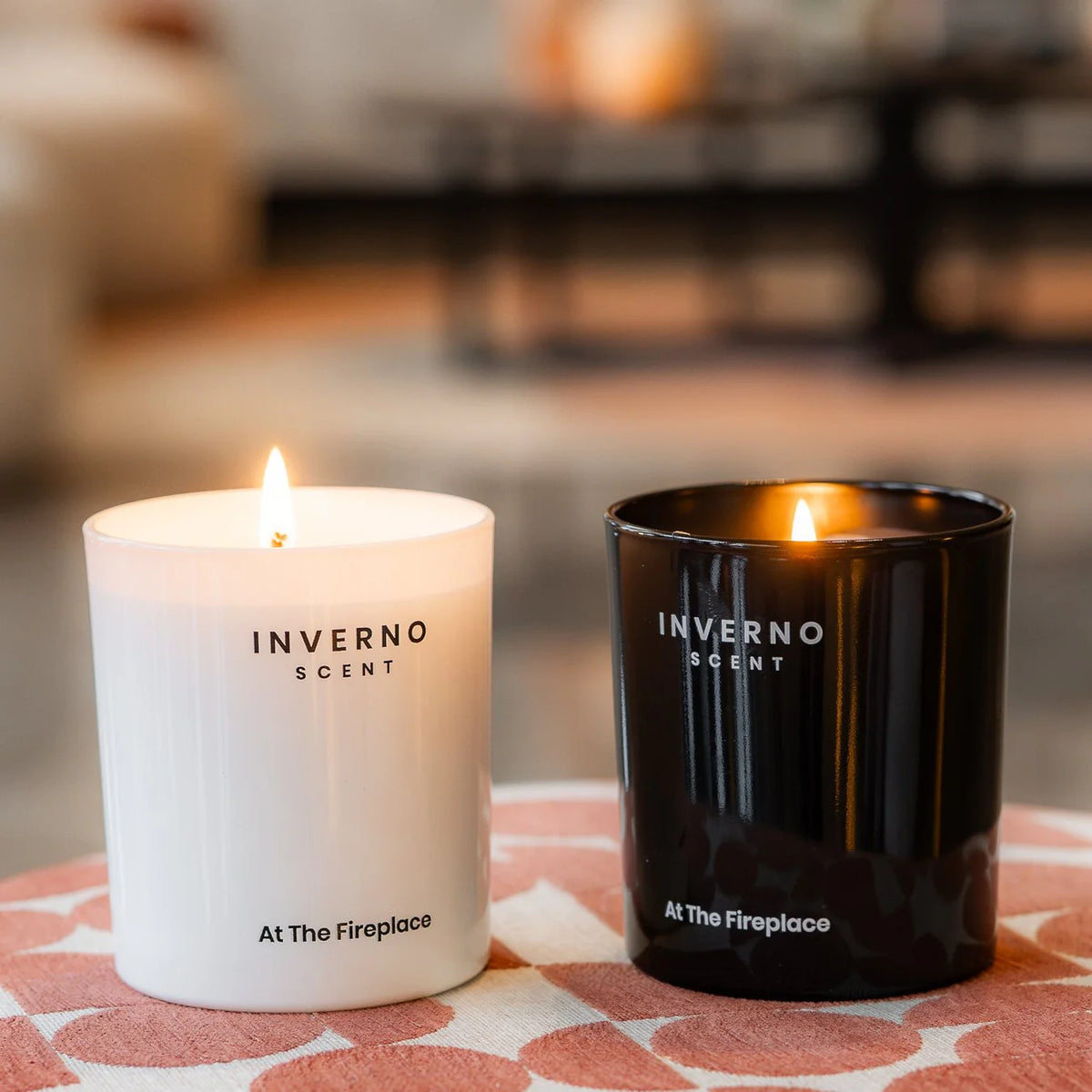 Bougie parfumée de luxe Inverno Scent At The Fireplace