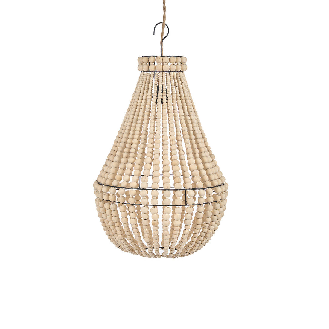 Lustre Teardrop Naturel Moyen Bazar Bizarre