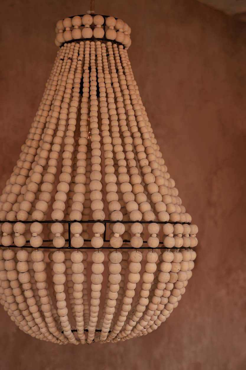Lustre Teardrop Naturel Moyen Bazar Bizarre