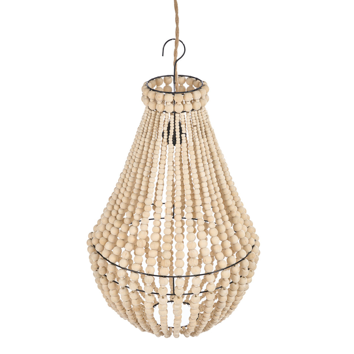 Lustre Teardrop Naturel Moyen Bazar Bizarre
