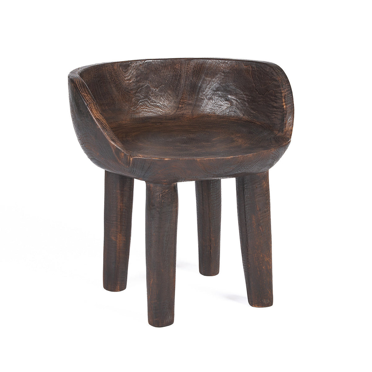 La Chaise Basse Sit Happens - Noyer Foncé Bazar Bizar