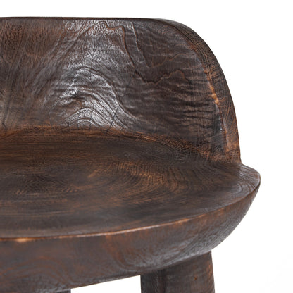 La Chaise Basse Sit Happens - Noyer Foncé Bazar Bizar