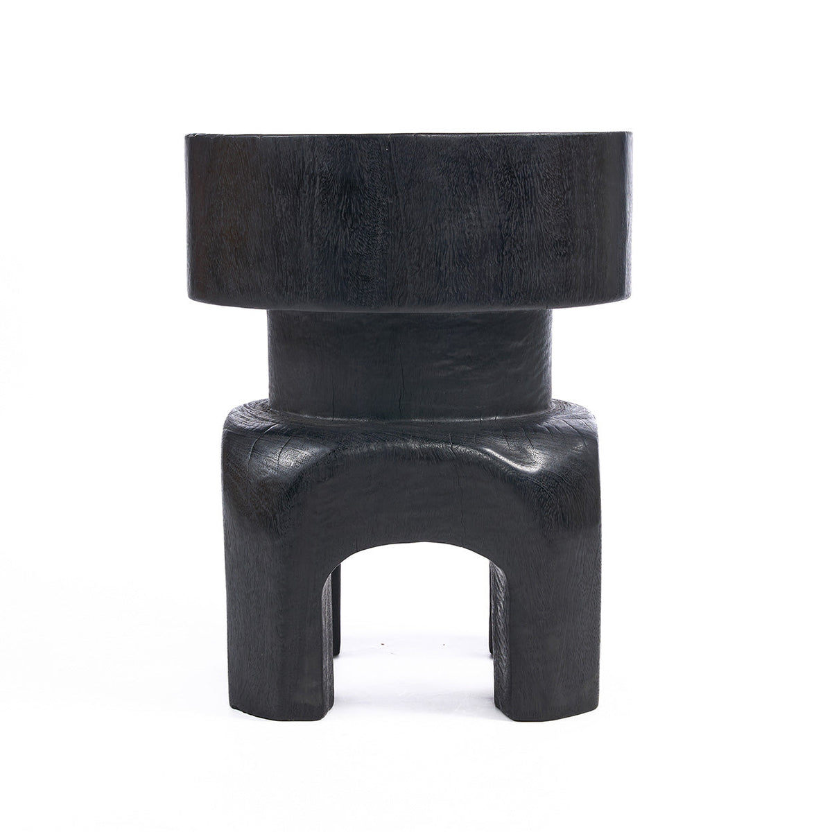 Le tabouret Squat Spot noir Bazar Bizar