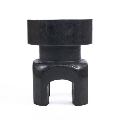Le tabouret Squat Spot noir Bazar Bizar