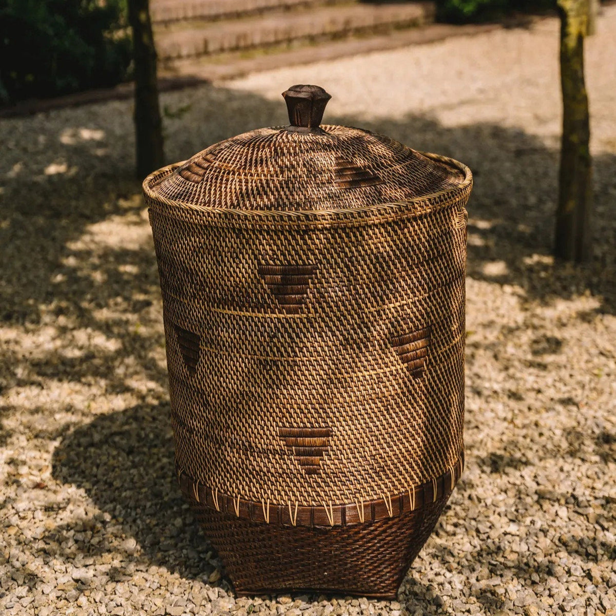 Le panier à linge Colonial Naturel Brun XL Bazar Bizar