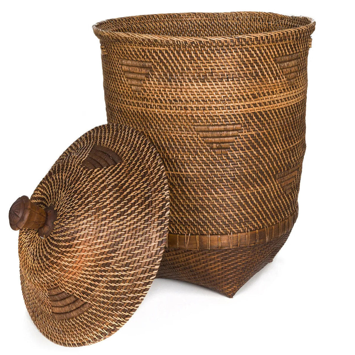 Le panier à linge Colonial Naturel Brun XL Bazar Bizar