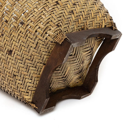 Le panier de rangement Colonial Marron Moyen Bazar Bizar