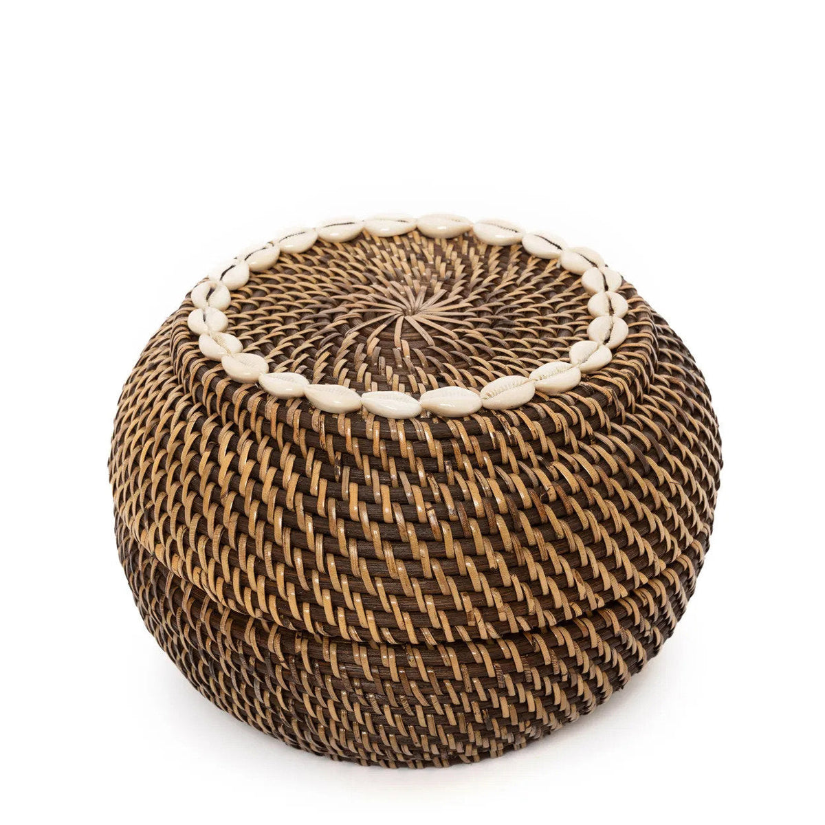 Le panier Colonial Peek-a-Boo Naturel Petit Marron Bazar Bizarre