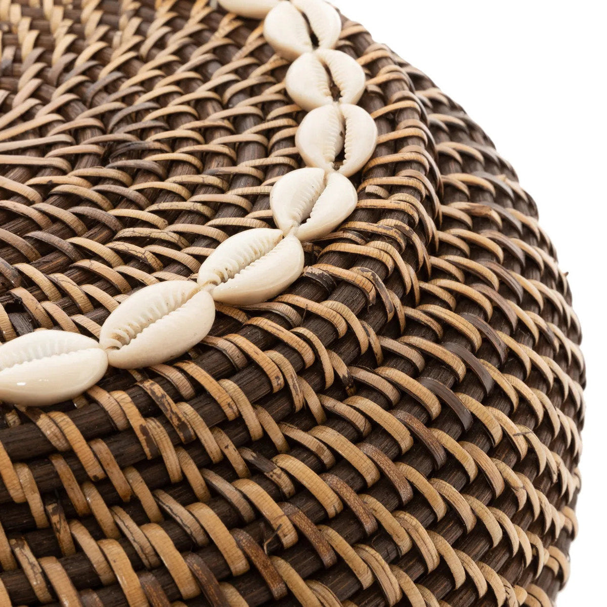 Le panier Colonial Peek-a-Boo Naturel Petit Marron Bazar Bizarre