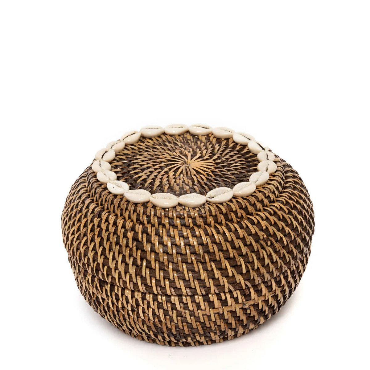 Le panier Colonial Peek-a-Boo Naturel Marron Moyen Bazar Bizarre
