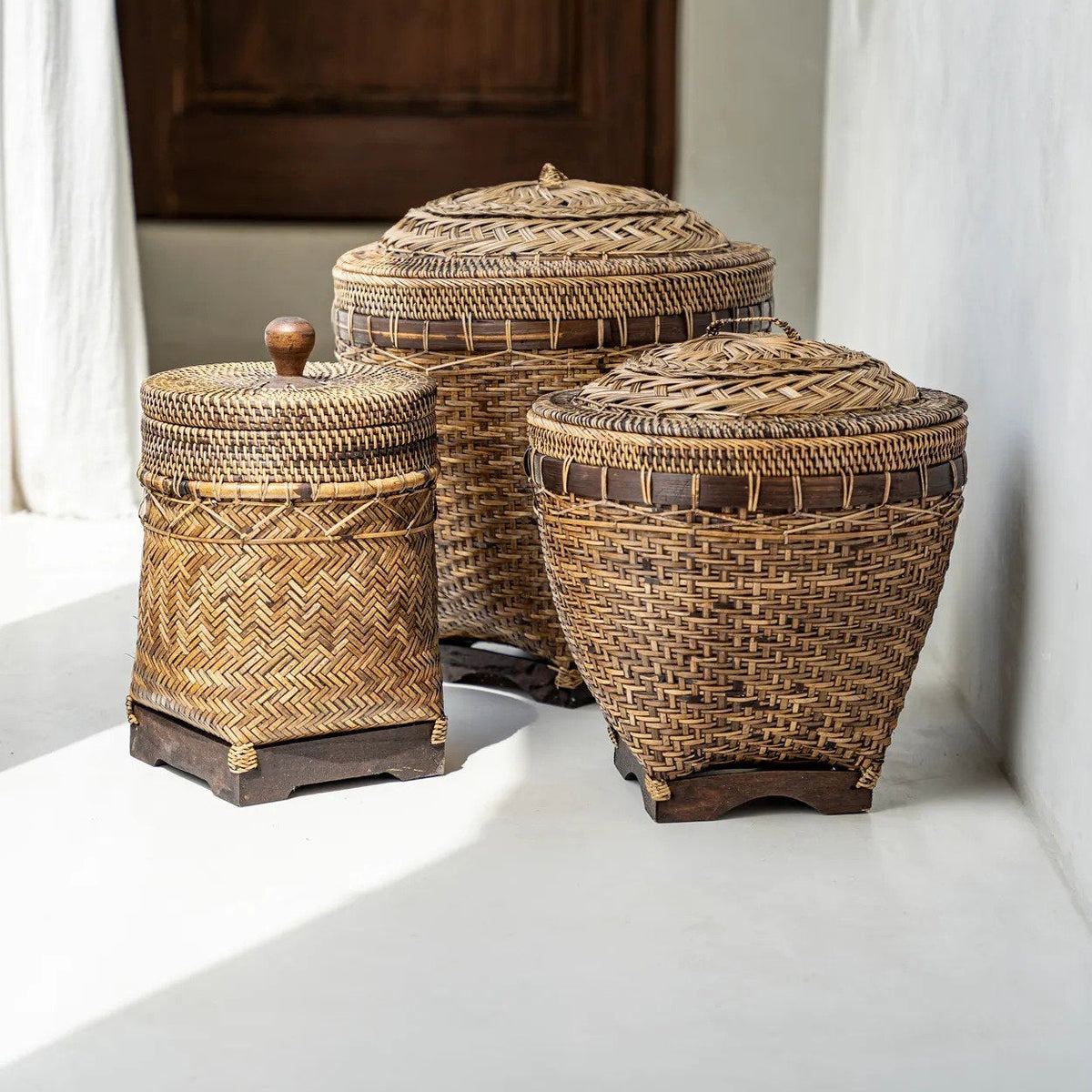 Le Panier de salle de bain - Brun naturel Bazar Bizar
