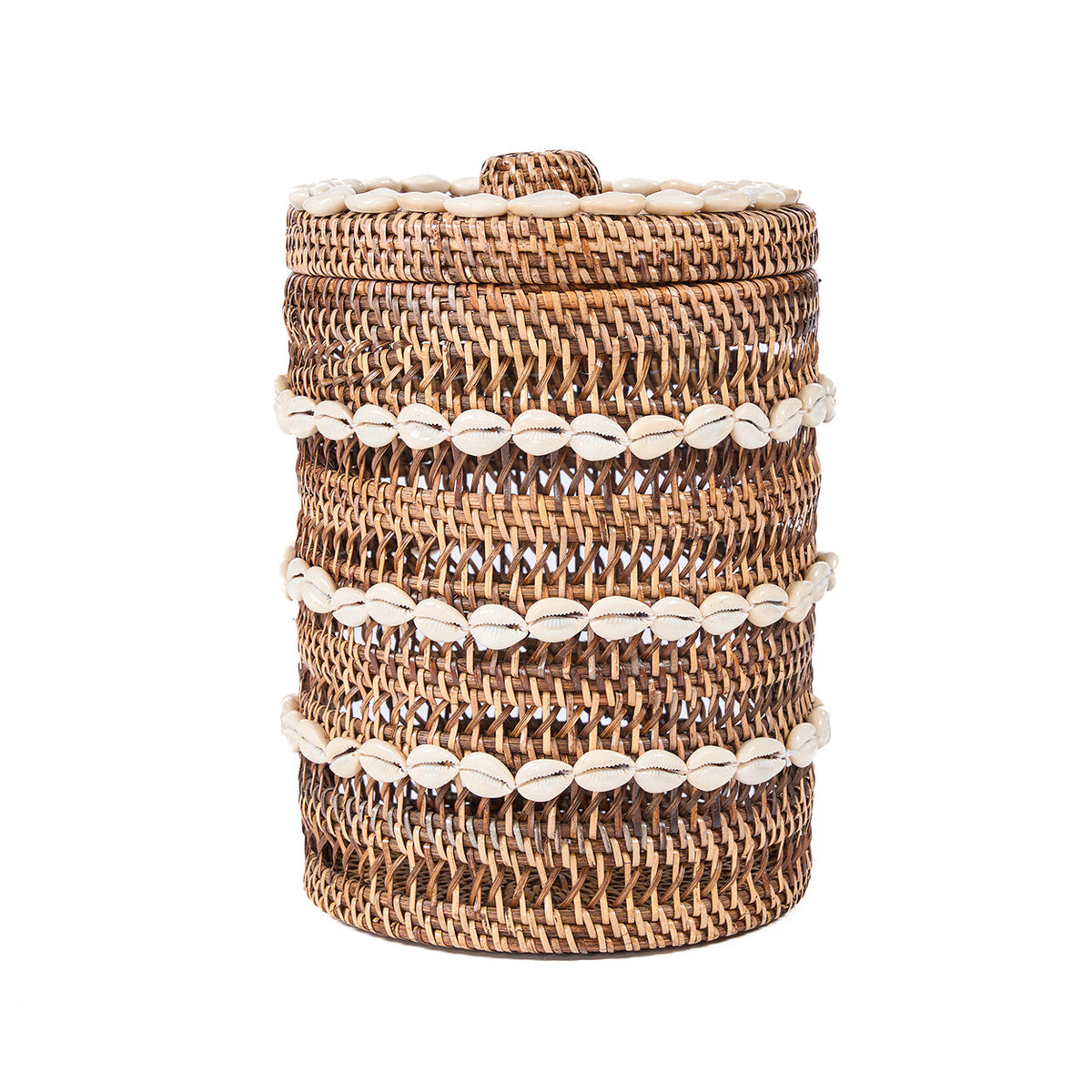 Le Panier de rangement Shell - Brun naturel Bazar Bizar