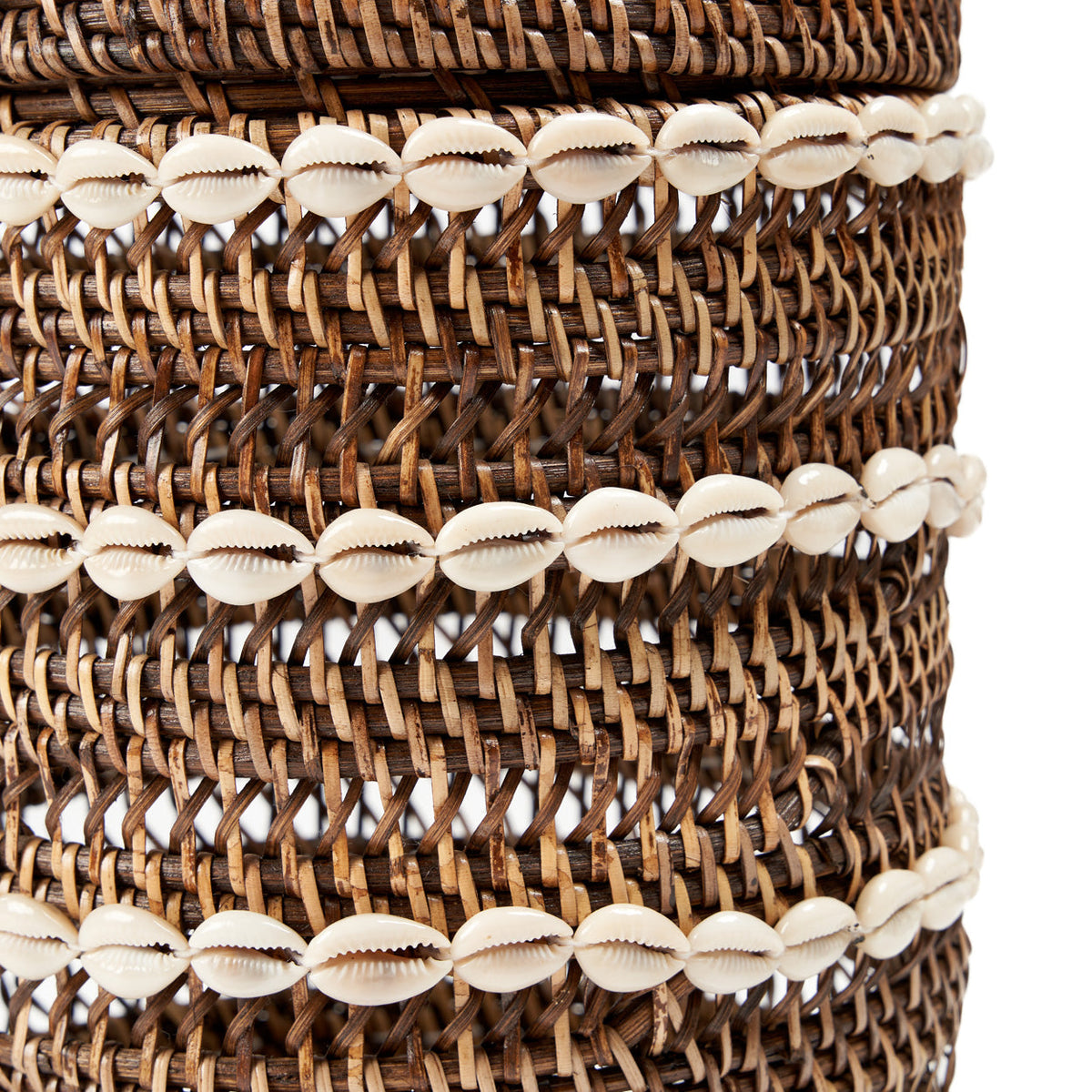 Le Panier de rangement Shell - Brun naturel Bazar Bizar