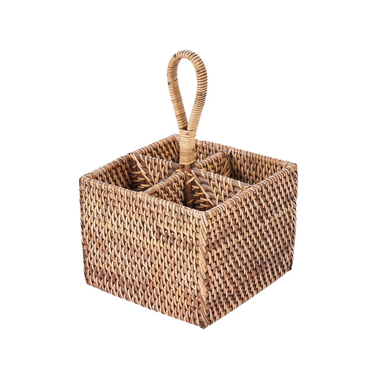 Le Porte-couverts en rotin N°4 Marron naturel Bazar Bizar