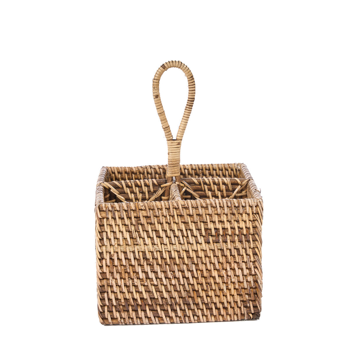 Le Porte-couverts en rotin N°4 Marron naturel Bazar Bizar
