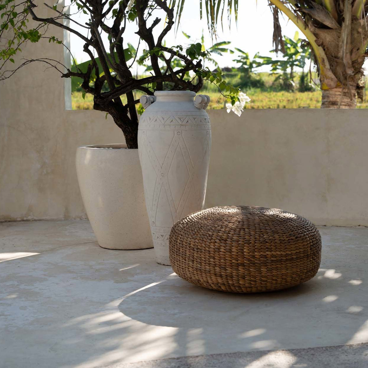 Le Pouf Hyacinthe - Naturel - M Bazar Bizar