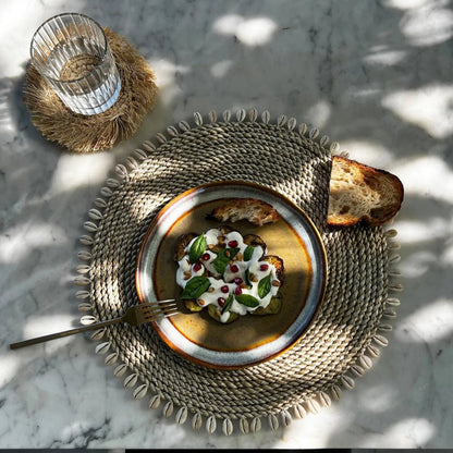 Le set de table Seagrass Shell - Bazar Bizarre Naturel