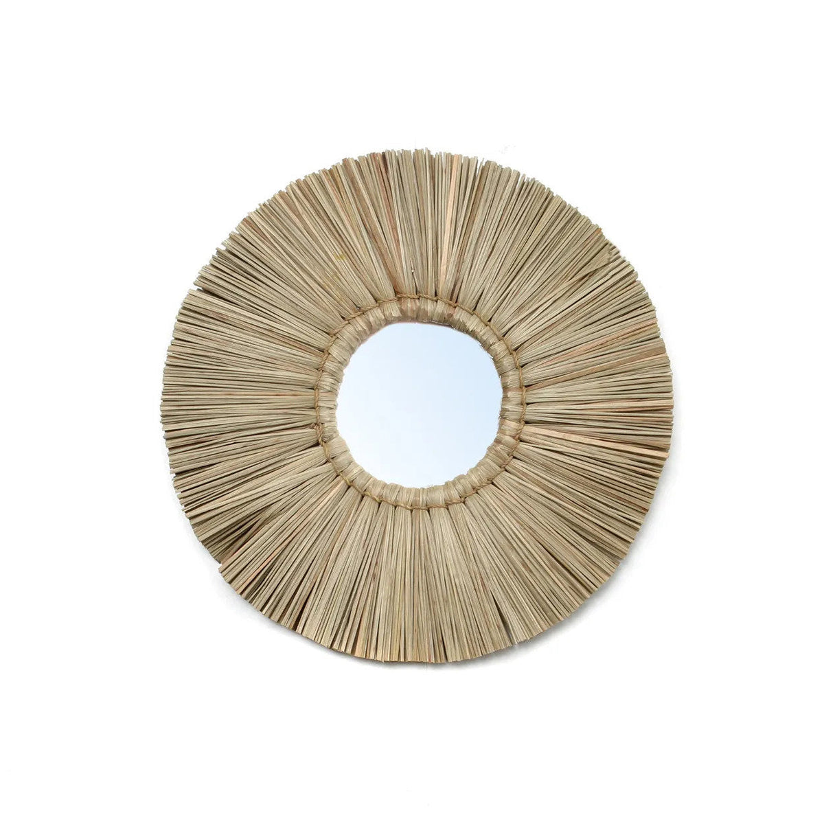 Le miroir Alang Alang - Naturel - S 35x35cm