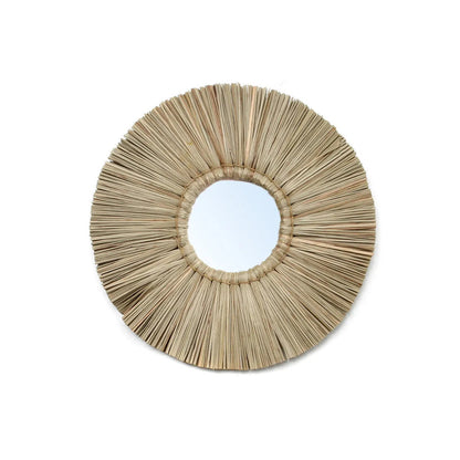 Le miroir Alang Alang - Naturel - S 35x35cm