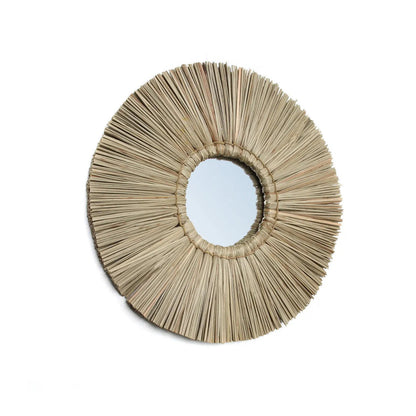 Le miroir Alang Alang - Naturel - S 35x35cm
