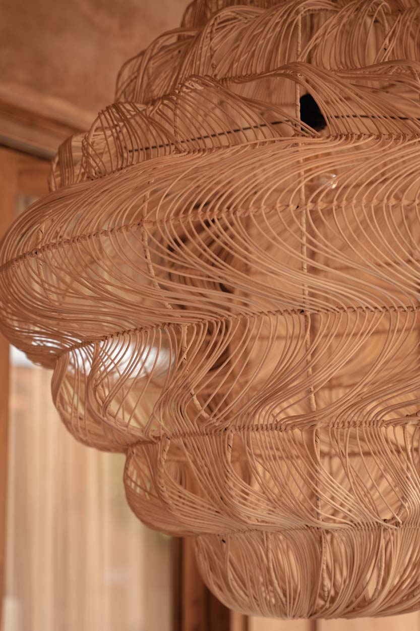 La suspension Aurora Puff - Naturel - XL Bazar Bizar