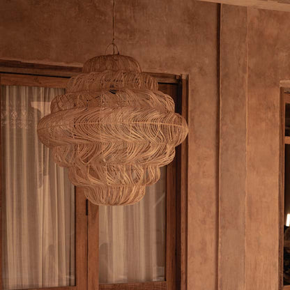 La suspension Aurora Puff - Naturel - XL Bazar Bizar