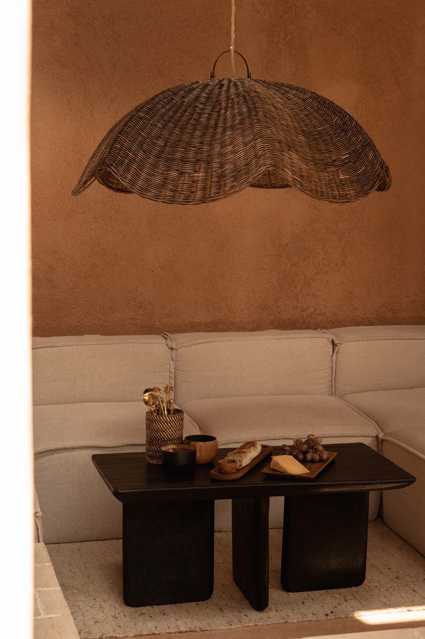 Suspension Wave - Noyer foncé - Large  Bazar Bizar