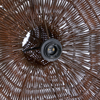 Suspension Dôme Noyer Foncé XL Bazar Bizar