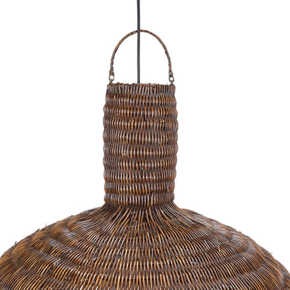 Suspension Dôme Noyer Foncé XL Bazar Bizar
