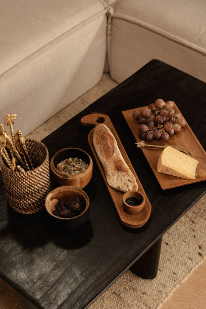 La table basse Obsidian noire Bazar Bizar