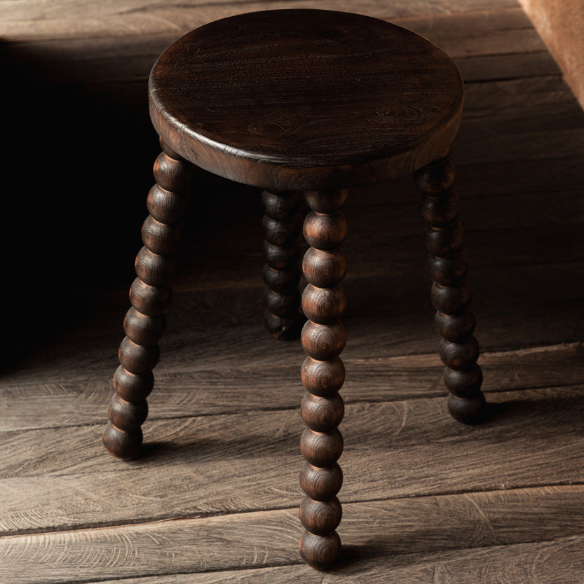 Le tabouret Dango - Noyer foncé Bazar Bizar