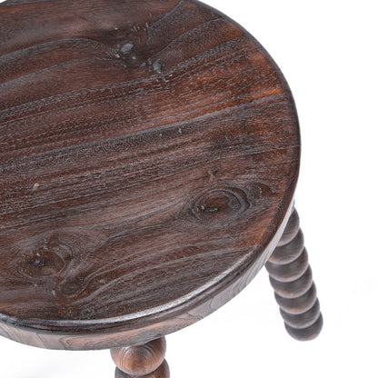 Le tabouret Dango - Noyer foncé Bazar Bizar