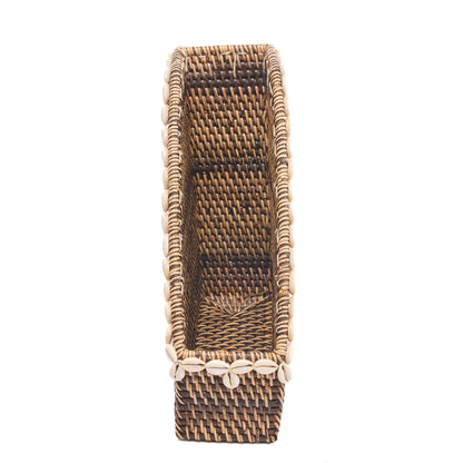 De Shell Edge Opberger Naturel marron Bazar Bizarre
