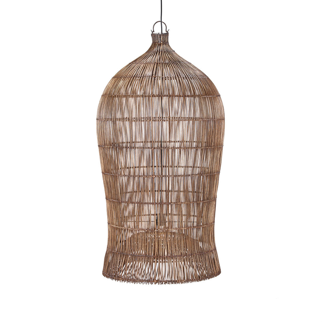 La suspension Woven Bell Noyer foncé XL Bazar Bizar