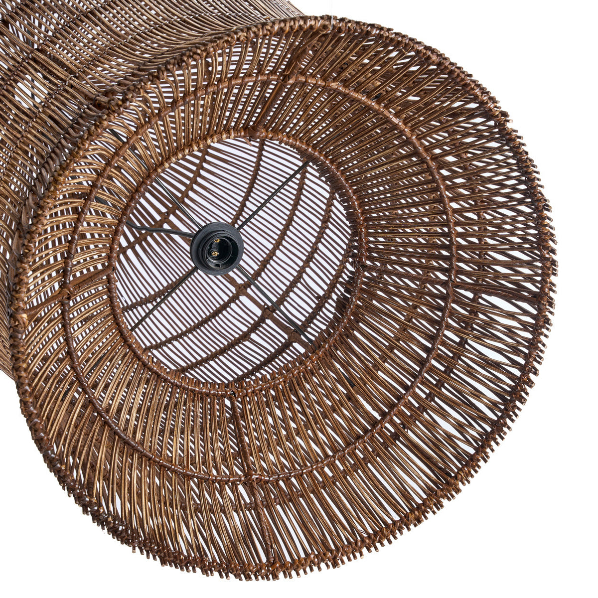 La suspension Woven Bell Noyer foncé XL Bazar Bizar